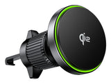 UNITEK P1404ABK01 oplader til mobil enhed IP telefon, Smartphone Sort USB Trådløs opladning Hurtig opladning Automatisk