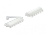 DeLOCK 60181 kabelorganisator Gulv Kabelholder Transparent 10 stk