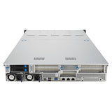 ASUS RS521A-E12-RS12U Socket SP5 Stativ (2U) Sort, Sølv