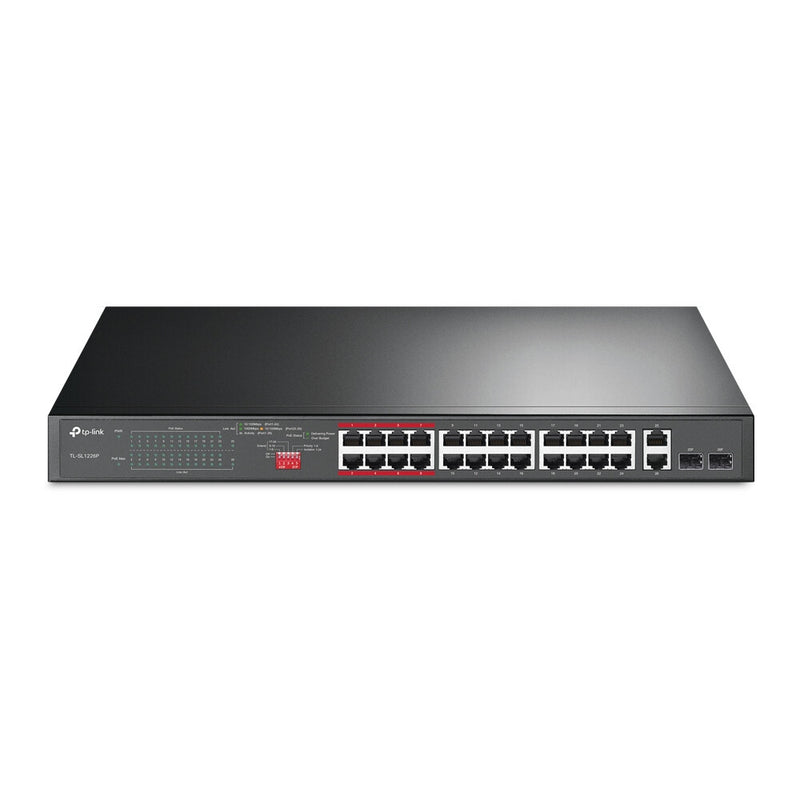 TP-Link TL-SL1226P netværksswitch Ikke administreret Gigabit Ethernet (10/100/1000) Strøm over Ethernet (PoE) 1U Grå