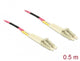 DeLOCK 86544 InfiniBand og fiberoptisk kabel 0,5 m LC Violet