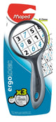 Maped 039300 forstørrelsesglas 3x Brun, Grå