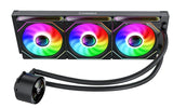 GameMax ICEBURG 360 DIGITAL BK Computerkølesystem Processor Alt-i-en væskekøler 12 cm Sort 1 stk