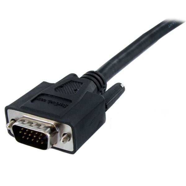 StarTech.com DVIVGAMM2M videokabel adapter 2 m DVI-A VGA (D-Sub) Sort