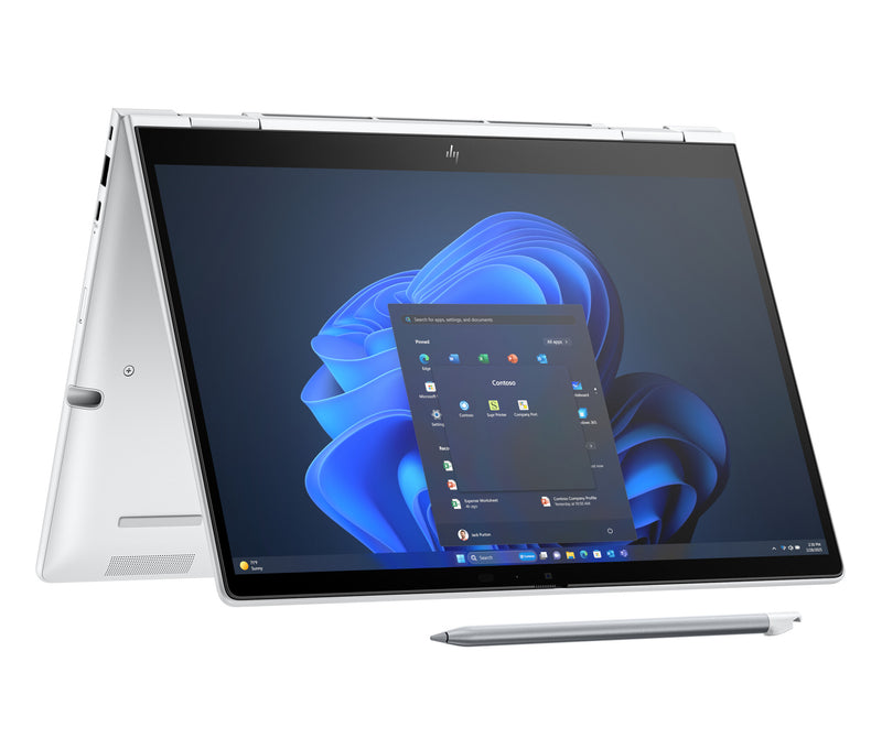 HP EliteBook 8 Flip G1i Intel Core Ultra 7 255U Hybrid (2-i-1) 33,8 cm (13.3") Berøringsskærm WUXGA 32 GB LPDDR5x-SDRAM 1 TB SSD Wi-Fi 7 (802.11be) Windows 11 Pro Sølv