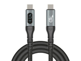 DeLOCK 86067 USB-kabel USB4 Gen 3x2 1 m USB C 40 Gbit/sek. 240 W Sort