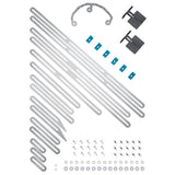 wolfcraft GmbH 5210000 radiusmåler Stair gauge Sort, Rustfrit stål