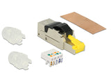 DeLOCK 86485 kabelsamler RJ45 Sort, Sølv, Transparent, Gul