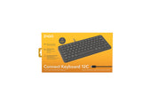 ZAGG Connect Keyboard 12C tastatur Universel USB QWERTY Nordisk Sort