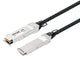 Intellinet 508513 InfiniBand og fiberoptisk kabel 2 m QSFP+ Sort, Sølv