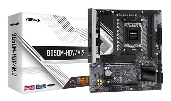 Asrock B650M-HDV/M.2 AMD B650 Sokkel AM5 micro ATX