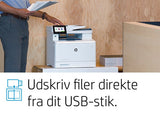 HP Color LaserJet Pro MFP M479dw, Farve, Printer til Udskrivning, kopiering, scanning, fax, Tosidet udskrivning; Scan til e-mail/PDF; 50-arks ADF