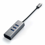 Satechi ST-TC2N1USB31AM dockingstation USB 3.2 Gen 1 (3.1 Gen 1) Type-C Grå