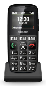 Emporia emporiaHAPPY 4,6 cm (1.81") 70 g Sort Begynder telefon