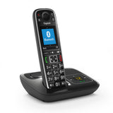 Gigaset E720A Analog/DECT-telefon Nummervisning Sort