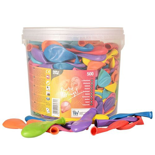 Papstar Balloons Ø 19 cm colours assorted in box Legetøjsballon