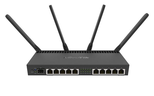 Mikrotik RB4011iGS+5HacQ2HnD-IN trådløs router Gigabit Ethernet Dual-band (2,4 GHz / 5 GHz) Sort