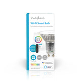 Nedis WIFILRC10GU10 LED-lampe Blå, Grøn, Rød, Hvid 4,9 W GU10 G