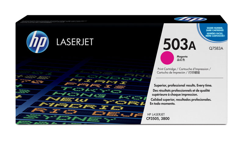 HP 503A Magenta Original LaserJet Toner Cartridge tonerpatron 1 stk