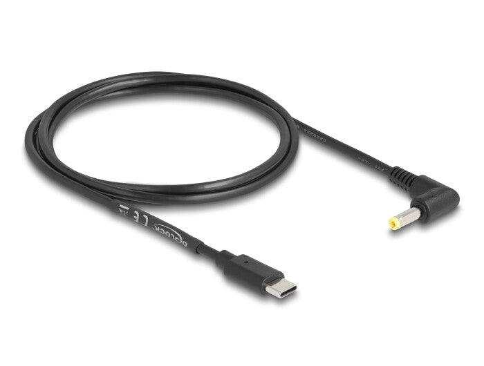 DeLOCK 85665 el-ledning Sort 1,5 m USB C DC