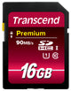 Transcend 16GB SDHC Class 10 UHS-I NAND Klasse 10