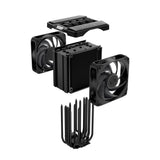 Cooler Master V8 ACE 3DHP Processor Luftkøler 12 cm Sort 1 stk