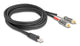 DeLOCK 88171 lydkabel 2 m RJ-45 2 x RCA Sort