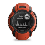 Garmin Instinct 2X Solar 2,79 cm (1.1") MIP 50 mm Digital 176 x 176 pixel Berøringsskærm Rød GPS (satellit)