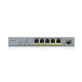 Zyxel GS1350-6HP-EU0101F netværksswitch Administreret L2 Gigabit Ethernet (10/100/1000) Strøm over Ethernet (PoE) Grå