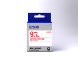 Epson LK-3WRN etiketbånd Rød på hvid