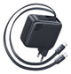 Baseus E0121D00 oplader til mobil enhed Tablet, Laptop, Smartphone, Mobiltelefon, Headset, SmartWatch Sort Vekselstrøm Hurtig opladning Indendørs