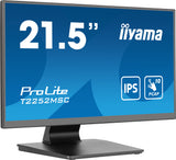 iiyama ProLite T2252MSC-B2 computerskærm 54,6 cm (21.5") 1920 x 1080 pixel Fuld HD LCD Berøringsskærm Sort