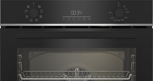 Beko b300 BBIR13300XC ovn 72 L Sort, Rustfrit stål