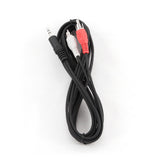 Gembird 2.5m, 3.5mm/2xRCA, M/M lydkabel 2,5 m Sort, Rød, Hvid