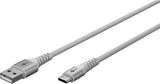 Goobay 74532 USB-kabel USB 2.0 3 m USB C USB A 0,48 Gbit/sek. 60 W Hvid