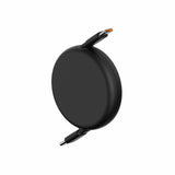 Baseus Free2Draw USB-kabel 1 m USB C 0,48 Gbit/sek. 100 W Sort