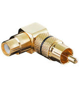Goobay 11590 kabel kønsskifter RCA Sort, Messing