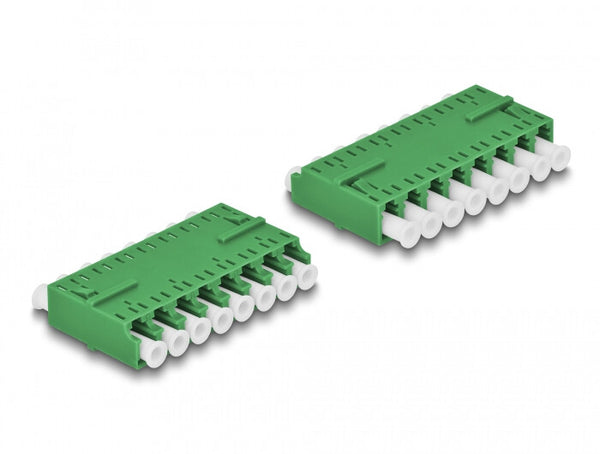 DeLOCK 87929 fiber adapter LC/LC 1 stk Grøn