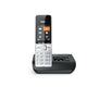 Gigaset COMFORT 500A Analog/DECT-telefon Nummervisning Sort, Sølv