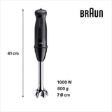 Braun MultiQuick 5 MQ 50202 M 0,6 L Nedsænkning blender 1000 W Sort