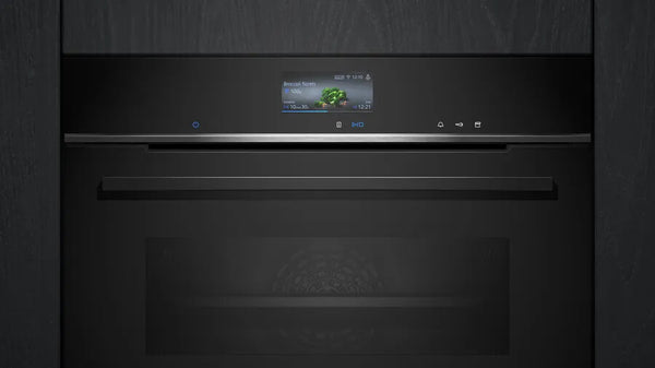 Siemens HS736G3B1 ovn 71 L Sort, Rustfrit stål