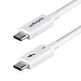 StarTech.com TBLT5MM80CM240WWH Thunderbolt kabel 0,8 m 120 Gbit/sek. Hvid