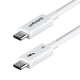 StarTech.com TBLT5MM80CM240WWH Thunderbolt kabel 0,8 m 120 Gbit/sek. Hvid