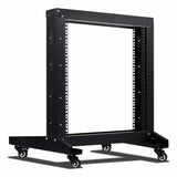 Inter-Tech SRA-6612 12U Fritstående reol Sort