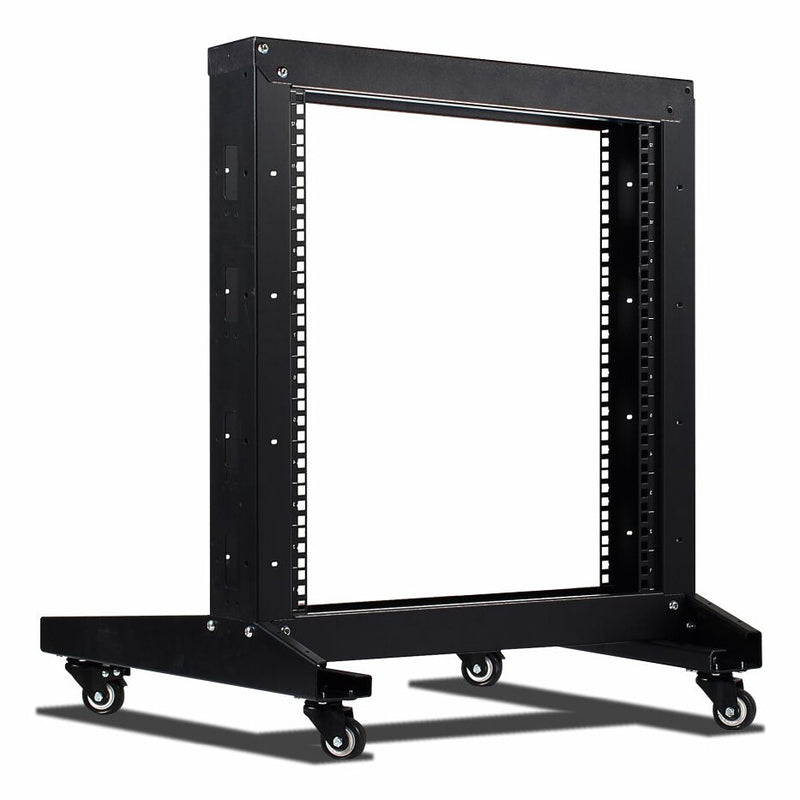 Inter-Tech SRA-6612 12U Fritstående reol Sort