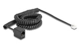 DeLOCK 90114 telefonkabel 5 m Sort