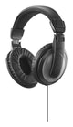 Hama Shell II Hovedtelefoner Ledningsført Headset Musik Sort, Mørkegrå
