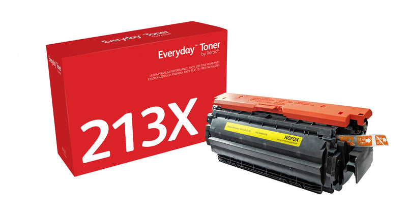 Everyday™ Gul Toner by Xerox compatible with HP 213X (W2132X), Høj kapacitet