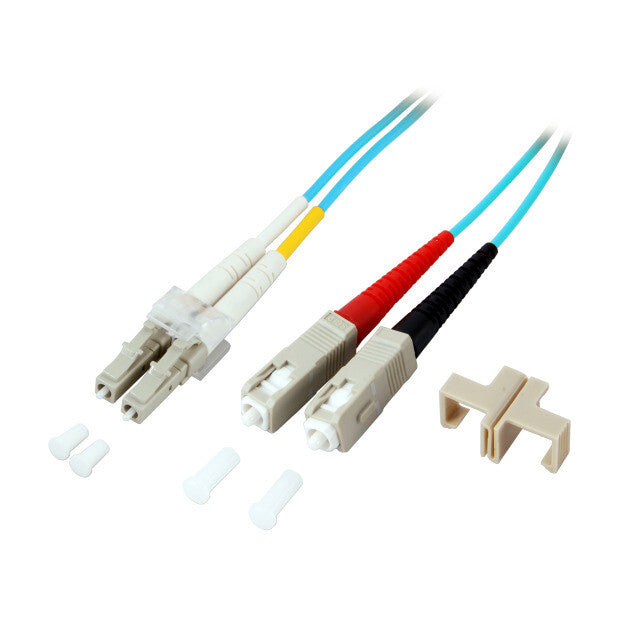 EFB Elektronik O0314.2 InfiniBand og fiberoptisk kabel 2 m LC SC Turkis