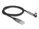 DeLOCK 85404 Lightning kabel 1,5 m Sort, Grå